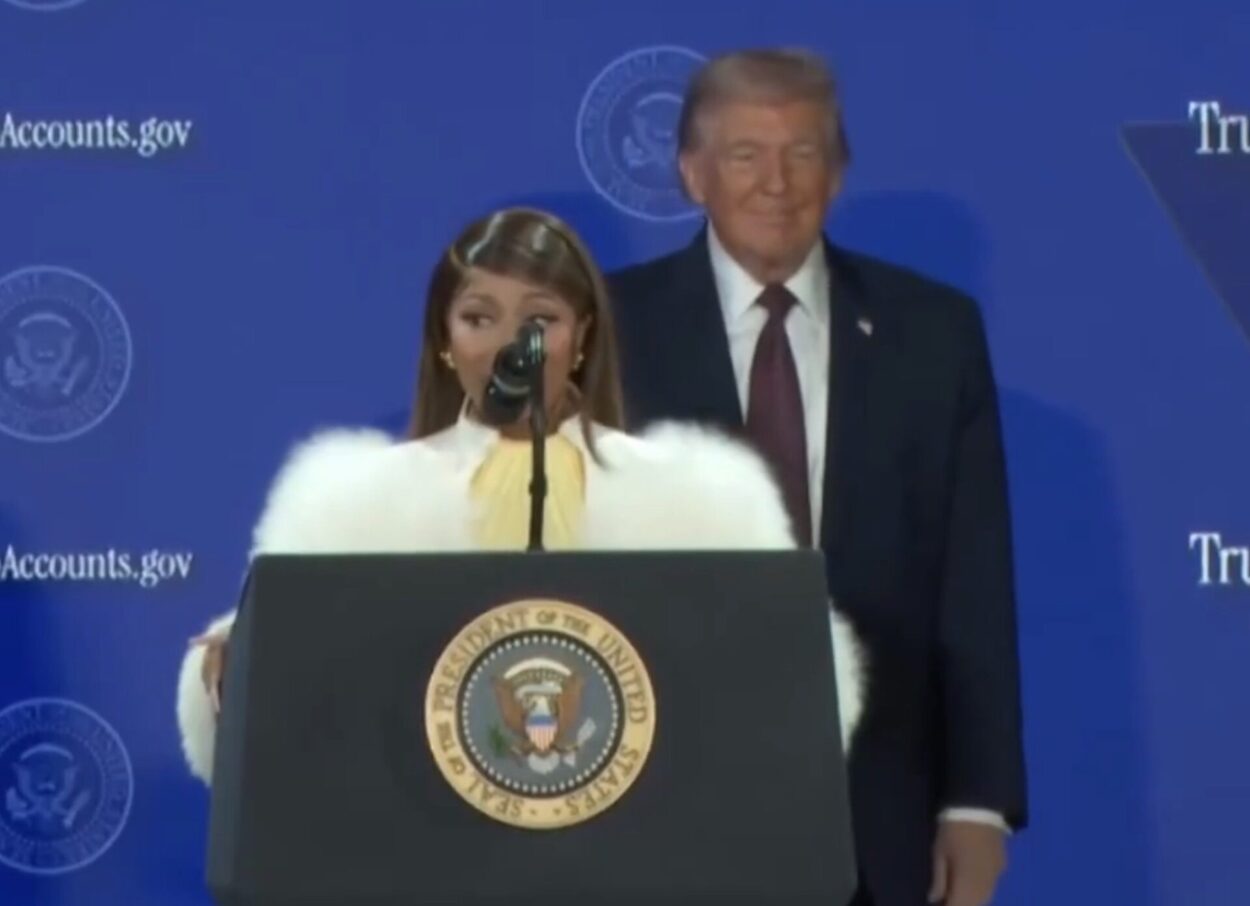 Nicki Minaj at Trump accounts summit