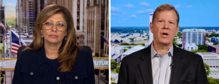 Peter Schweizer on television discussing China and birthright citizenship