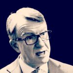 Police officers carrying boxes outside Peter Mandelson's London home during searches